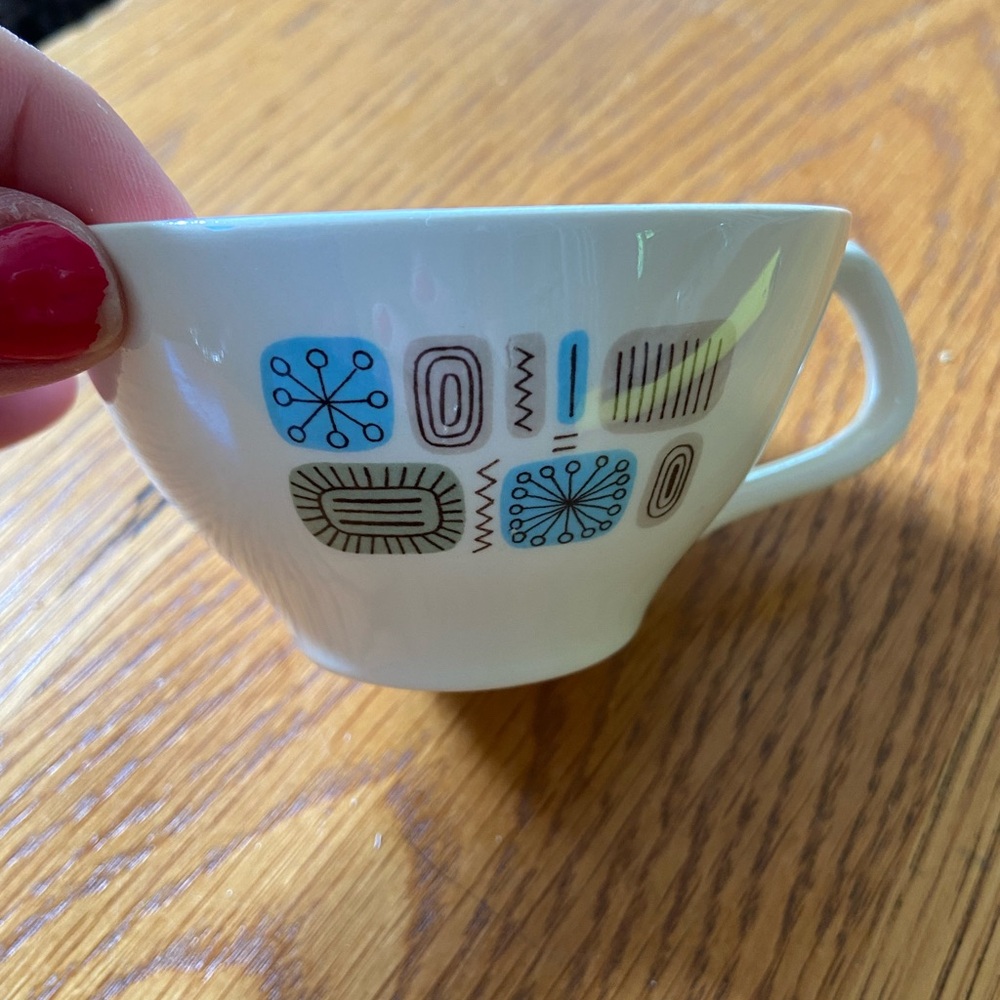 1 Mid Century Ceramic Coffee Cup
